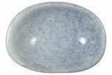 Polished Blue Calcite Bowl - Madagascar #209966-2